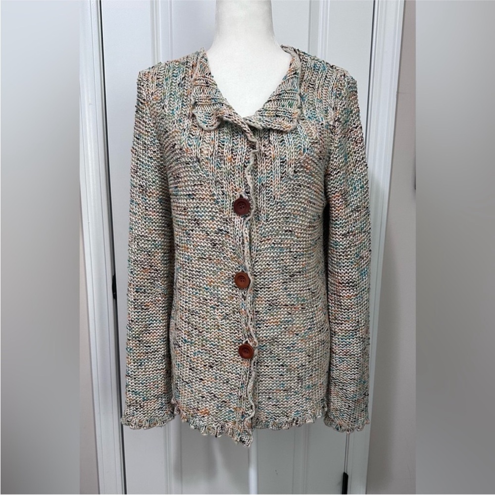 BCBGMAXAZRIA Multicolor Women’s Knit Cardigan  Size Large